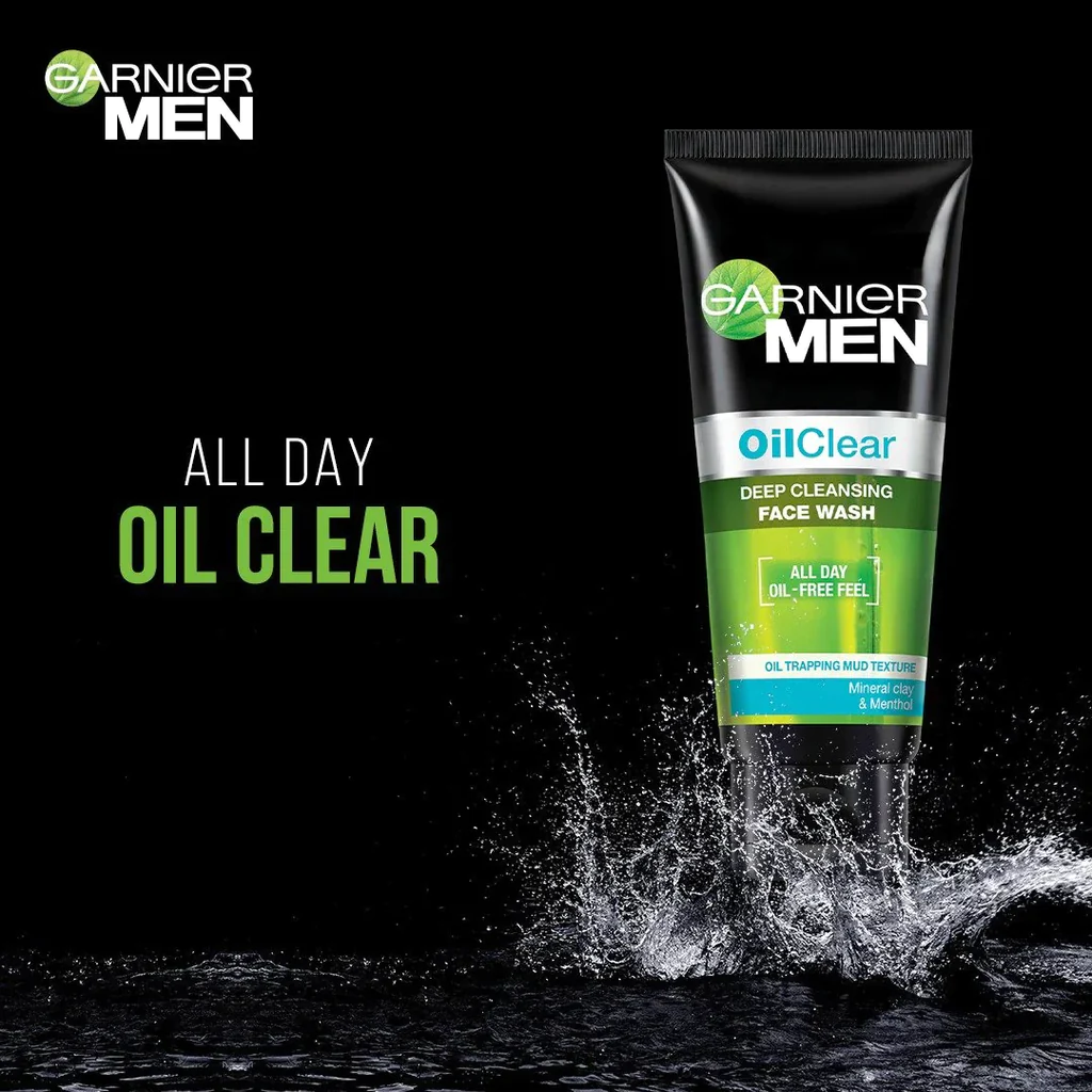 GARNIER OIL CLEAR DEEP CLEANSING ICY FACE WASH 50ML