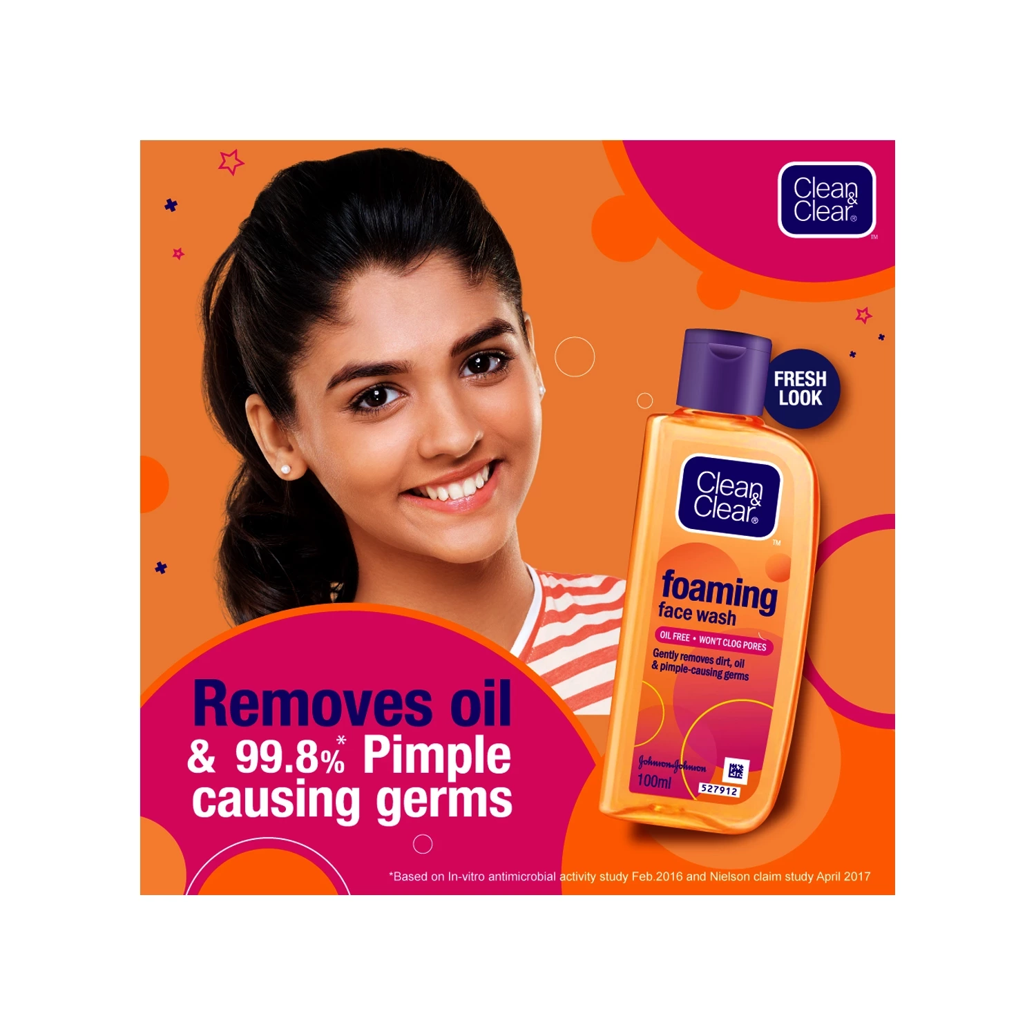CLEAN & CLEAR FACE WASH 50ML