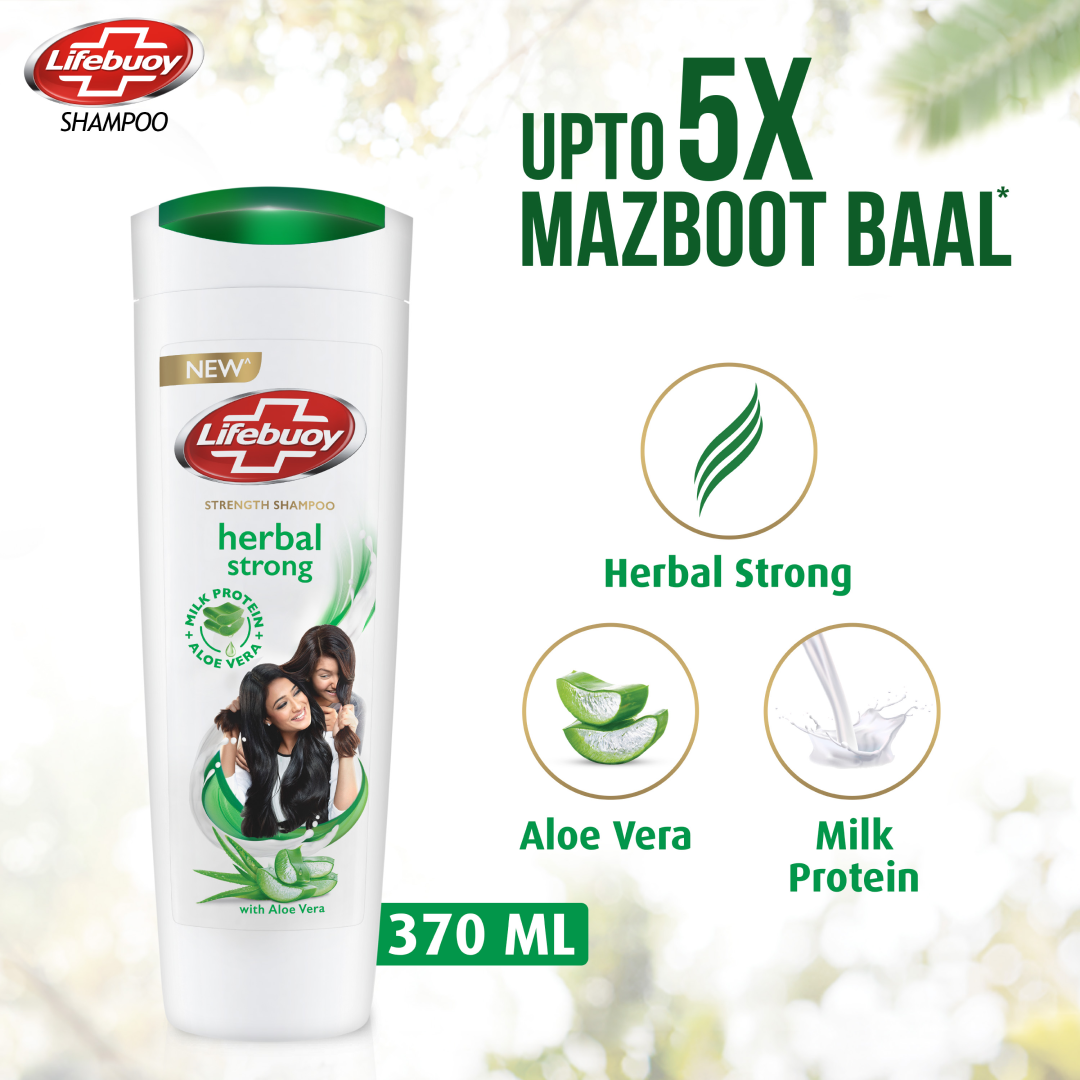 LIFE BUOY  HERBAL SHAMPOO 370ML