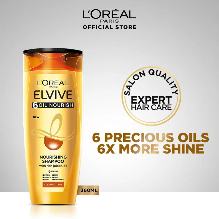 LOREAL 6 OIL NOURISH SHAMPOO 370ML