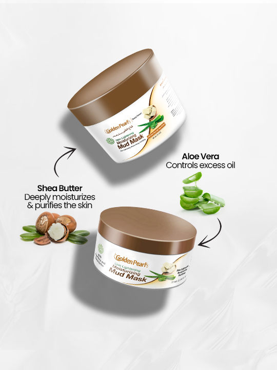 GOLDEN PEARL SKIN LIGHTENING MOISTURIZING MUD MASK