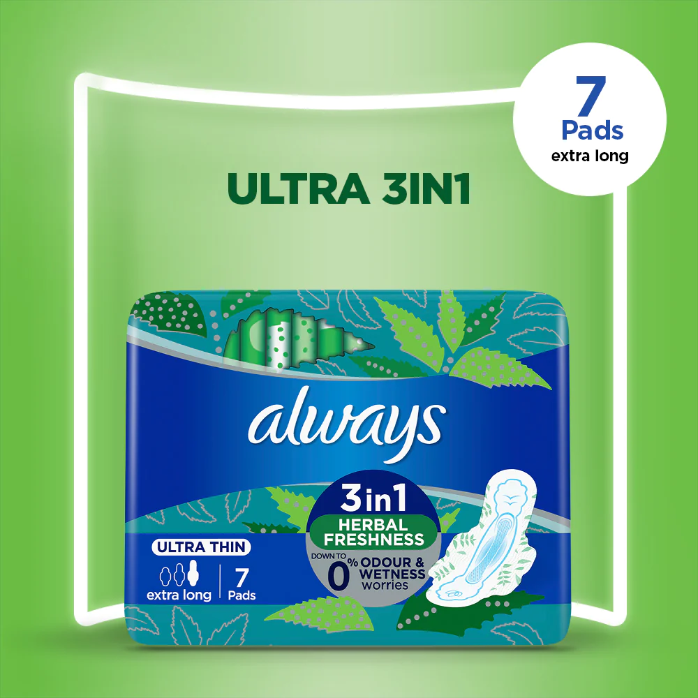 ALWAYS MAXI ULTRA THIN EXTRA LONG (7 PEICES)