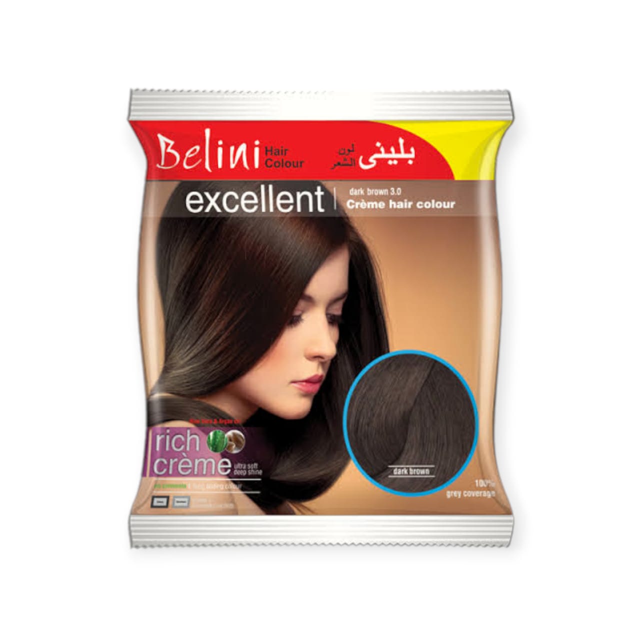 BELINI HAIR COLOR DARK BROWN SACHET
